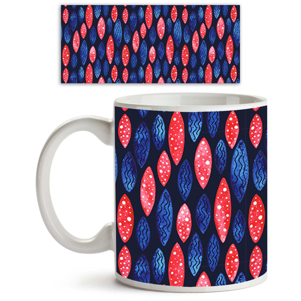 Spots & Waves Ceramic Coffee Tea Mug Inside White-Coffee Mugs-MUG-IC 5007687 IC 5007687, Abstract Expressionism, Abstracts, Art and Paintings, Black and White, Digital, Digital Art, Dots, Festivals and Occasions, Festive, Geometric, Geometric Abstraction, Graphic, Holidays, Illustrations, Patterns, Retro, Semi Abstract, Signs, Signs and Symbols, Surrealism, Watercolour, White, spots, waves, ceramic, coffee, tea, mug, inside, abstract, art, backdrop, background, blue, color, colorful, colourful, dark, day, d