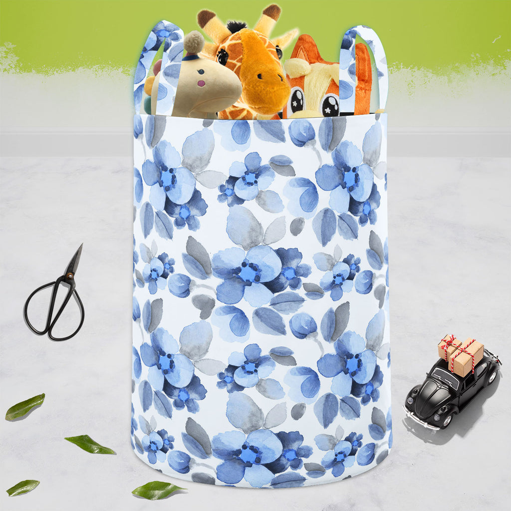 Summer Flowers D2 Foldable Open Storage Bin | Organizer Box, Toy Basket, Shelf Box, Laundry Bag | Canvas Fabric-Storage Bins-STR_BI_CB-IC 5007689 IC 5007689, Ancient, Art and Paintings, Books, Botanical, Drawing, Fashion, Floral, Flowers, Historical, Medieval, Nature, Patterns, Retro, Signs, Signs and Symbols, Vintage, Watercolour, Wedding, summer, d2, foldable, open, storage, bin, organizer, box, toy, basket, shelf, laundry, bag, canvas, fabric, flower, pattern, watercolor, art, artistic, background, beaut