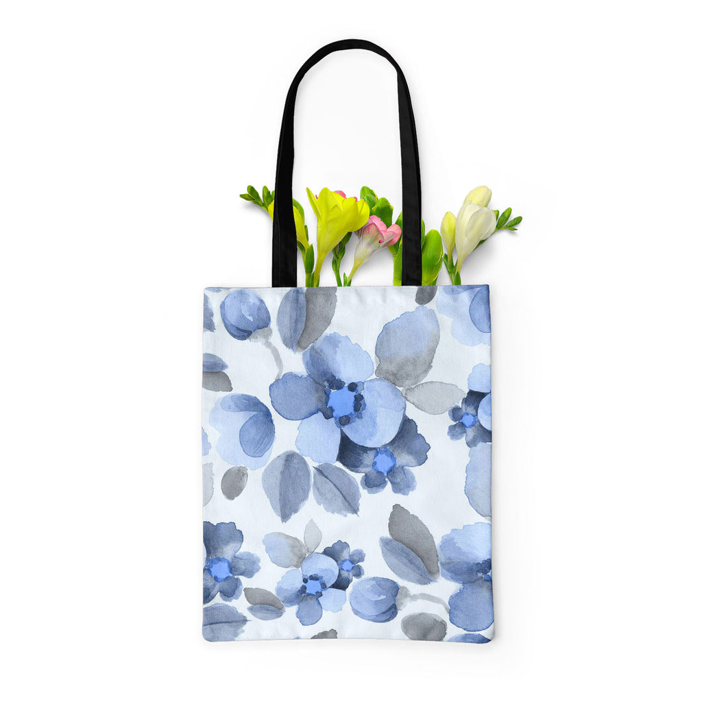 Summer Flowers D2 Tote Bag Shoulder Purse | Multipurpose-Tote Bags Basic-TOT_FB_BS-IC 5007689 IC 5007689, Ancient, Art and Paintings, Books, Botanical, Drawing, Fashion, Floral, Flowers, Historical, Medieval, Nature, Patterns, Retro, Signs, Signs and Symbols, Vintage, Watercolour, Wedding, summer, d2, tote, bag, shoulder, purse, multipurpose, flower, pattern, watercolor, art, artistic, background, beautiful, blue, botany, card, colore, cover, decoration, design, drawn, elegance, elegant, element, feminine, 