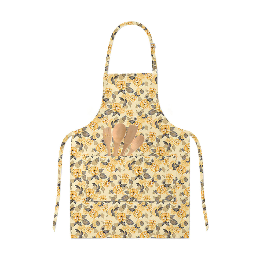 Hand-Drawn Flowers Apron | Adjustable, Free Size & Waist Tiebacks-Aprons Neck to Knee-APR_NK_KN-IC 5007690 IC 5007690, Ancient, Art and Paintings, Books, Botanical, Drawing, Fashion, Floral, Flowers, Historical, Medieval, Nature, Patterns, Retro, Seasons, Signs, Signs and Symbols, Vintage, Watercolour, Wedding, hand-drawn, apron, adjustable, free, size, waist, tiebacks, art, artistic, background, beautiful, botany, card, cover, decoration, design, drawn, elegance, elegant, element, feminine, florist, flower