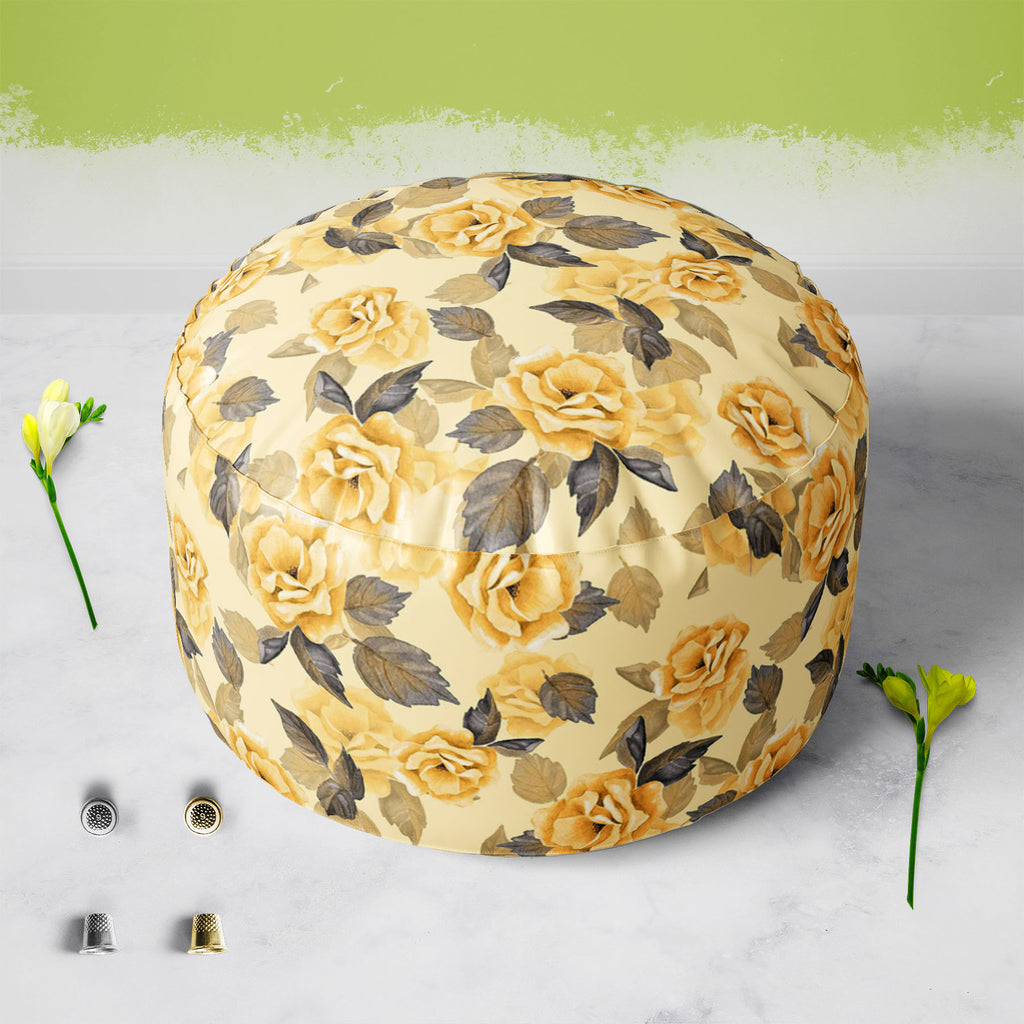 Hand-Drawn Flowers D1 Footstool Footrest Puffy Pouffe Ottoman Bean Bag | Canvas Fabric-Footstools-FST_CB_BN-IC 5007690 IC 5007690, Ancient, Art and Paintings, Books, Botanical, Drawing, Fashion, Floral, Flowers, Historical, Medieval, Nature, Patterns, Retro, Seasons, Signs, Signs and Symbols, Vintage, Watercolour, Wedding, hand-drawn, d1, footstool, footrest, puffy, pouffe, ottoman, bean, bag, canvas, fabric, art, artistic, background, beautiful, botany, card, cover, decoration, design, drawn, elegance, ele
