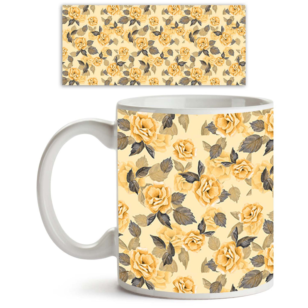 Hand-Drawn Flowers Ceramic Coffee Tea Mug Inside White-Coffee Mugs-MUG-IC 5007690 IC 5007690, Ancient, Art and Paintings, Books, Botanical, Drawing, Fashion, Floral, Flowers, Historical, Medieval, Nature, Patterns, Retro, Seasons, Signs, Signs and Symbols, Vintage, Watercolour, Wedding, hand-drawn, ceramic, coffee, tea, mug, inside, white, art, artistic, background, beautiful, botany, card, cover, decoration, design, drawn, elegance, elegant, element, feminine, florist, flower, garden, hand, painted, herb, 