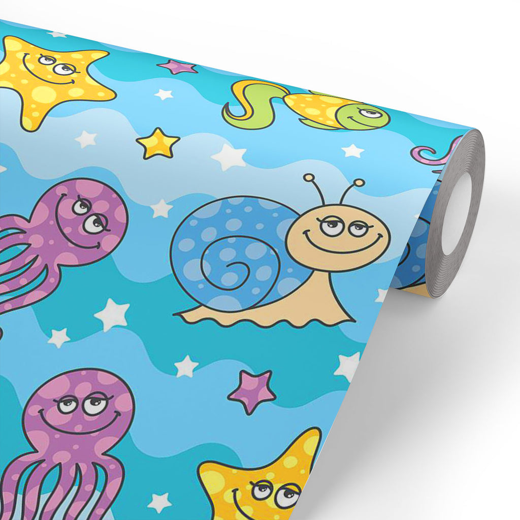 ArtzFolio Cartoon Sea Creatures Wallpaper Roll | Easy to Install-Wallpapers Peel & Stick-AZ5007819WAL_RF_R-SP-Image Code 5007819 Vishnu Image Folio Pvt Ltd, IC 5007819, ArtzFolio, Wallpapers Peel & Stick, Digital Art, cartoon, sea, creatures, wallpaper, roll, easy, to, install, abstract, vinyl, self, adhesive, brick, for, walls, living, room, drawing, large, size, children, sticker, bedroom, pitaara, box, bathroom, textured, big, office, reception, amazonbasics, decorative, home, waterproof, designer, small