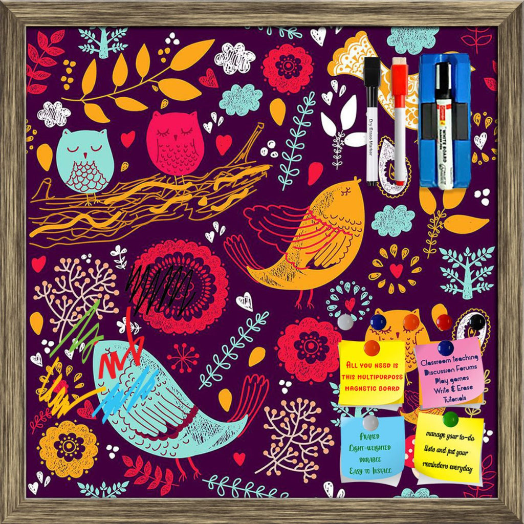 Floral Pattern D2 Framed Magnetic Dry Erase Board | Combo with Magnet Buttons & Markers-Magnetic Boards Framed-MGB_FR-IC 5007825 IC 5007825, Ancient, Art and Paintings, Birds, Birthday, Botanical, Floral, Flowers, Hearts, Historical, Holidays, Illustrations, Love, Medieval, Nature, Patterns, Romance, Scenic, Signs, Signs and Symbols, Vintage, Wedding, pattern, d2, framed, magnetic, dry, erase, board, printed, whiteboard, with, 4, magnets, 2, markers, 1, duster, anniversary, background, birth, branch, card, 