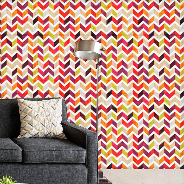 Colourful Herringbone Texture Wallpaper Roll-Wallpapers Peel & Stick-WAL_PA-IC 5007859 IC 5007859, Abstract Expressionism, Abstracts, Ancient, Black and White, Chevron, Decorative, Geometric, Geometric Abstraction, Grid Art, Herringbone, Historical, Medieval, Modern Art, Patterns, Pop Art, Retro, Semi Abstract, Signs, Signs and Symbols, Vintage, White, colourful, texture, peel, stick, vinyl, wallpaper, roll, non-pvc, self-adhesive, eco-friendly, water-repellent, scratch-resistant, zig, zag, pattern, abstrac