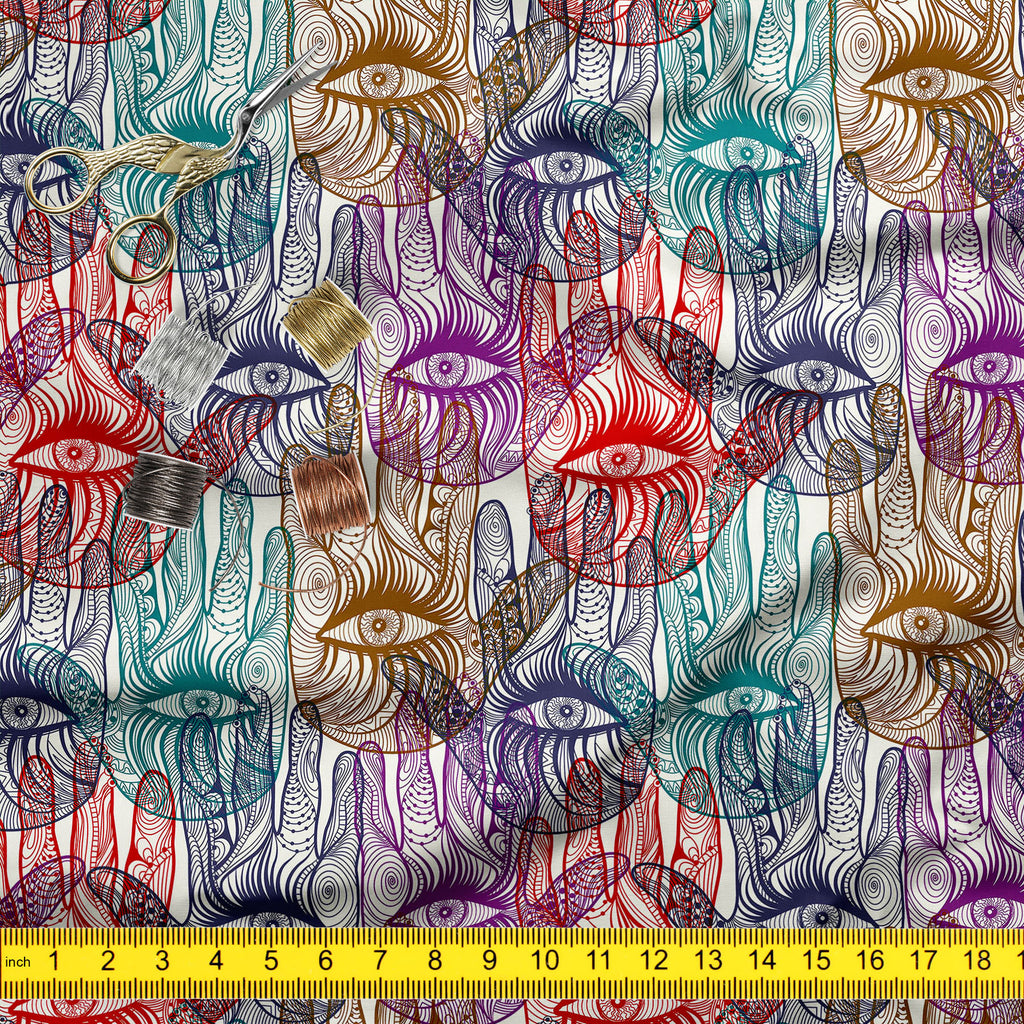 Mysterious Hands Sofa Fabric by Metre | Upholstery For Sofa, Curtains & Cushions-Sofa Fabrics-SOF_FB-IC 5007874 IC 5007874, Abstract Expressionism, Abstracts, Allah, Arabic, Culture, Decorative, Drawing, Ethnic, Friends, Illustrations, Islam, Patterns, People, Semi Abstract, Signs, Signs and Symbols, Symbols, Traditional, Tribal, World Culture, mysterious, hands, sofa, fabric, by, metre, upholstery, for, curtains, cushions, abstract, background, believe, berber, collaboration, colorful, concept, cooperation