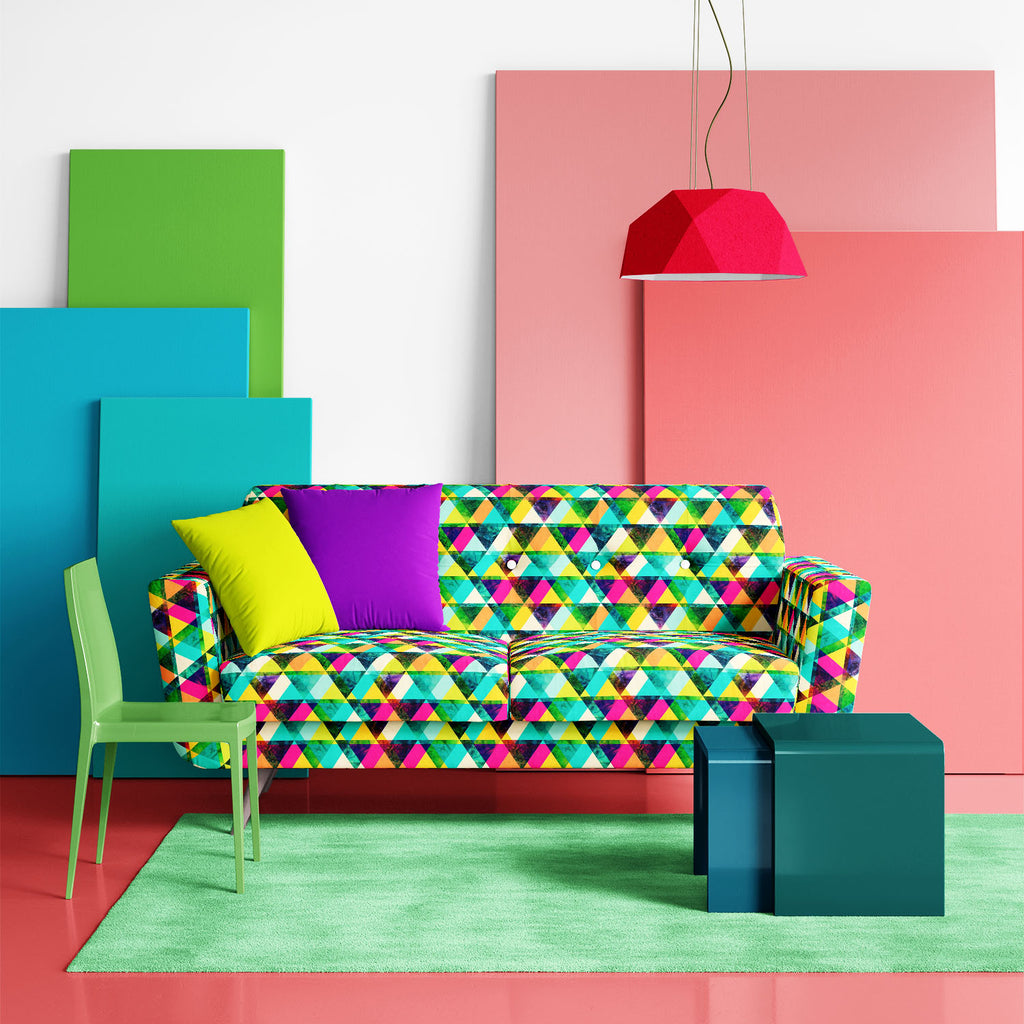 Hipster Triangles D1 Sofa Fabric by Metre | Upholstery For Sofa, Curtains & Cushions-Sofa Fabrics-SOF_FB-IC 5007890 IC 5007890, Abstract Expressionism, Abstracts, Art and Paintings, Digital, Digital Art, Drawing, Eygptian, Fantasy, Fashion, Geometric, Geometric Abstraction, Graphic, Grid Art, Hipster, Illustrations, Modern Art, Patterns, Retro, Semi Abstract, Signs, Signs and Symbols, Space, Triangles, Watercolour, d1, sofa, fabric, by, metre, upholstery, for, curtains, cushions, pattern, abstract, art, bac