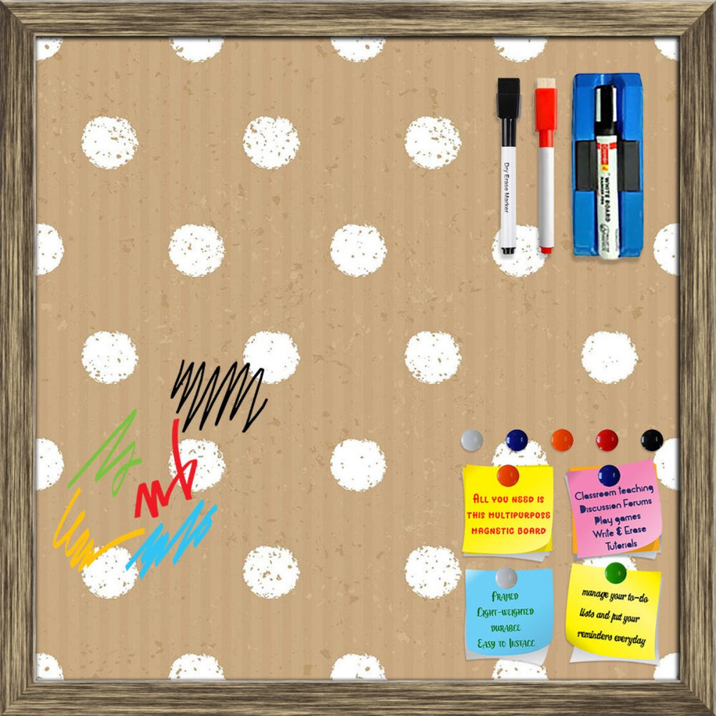 Polka Dots In White Framed Magnetic Dry Erase Board | Combo with Magnet Buttons & Markers-Magnetic Boards Framed-MGB_FR-IC 5007891 IC 5007891, Abstract Expressionism, Abstracts, Black and White, Circle, Decorative, Digital, Digital Art, Dots, Graphic, Illustrations, Modern Art, Patterns, Semi Abstract, Signs, Signs and Symbols, White, polka, in, framed, magnetic, dry, erase, board, printed, whiteboard, with, 4, magnets, 2, markers, 1, duster, abstract, backdrop, background, card, cardboard, color, cool, cut