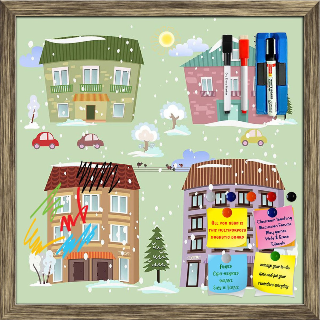 Cute Houses D4 Framed Magnetic Dry Erase Board | Combo with Magnet Buttons & Markers-Magnetic Boards Framed-MGB_FR-IC 5007916 IC 5007916, Abstract Expressionism, Abstracts, Ancient, Animated Cartoons, Architecture, Art and Paintings, Birds, Caricature, Cars, Cartoons, Christianity, Cities, City Views, Digital, Digital Art, Graphic, Historical, Holidays, Illustrations, Landscapes, Medieval, Scenic, Seasons, Semi Abstract, Signs, Signs and Symbols, Vintage, cute, houses, d4, framed, magnetic, dry, erase, boar