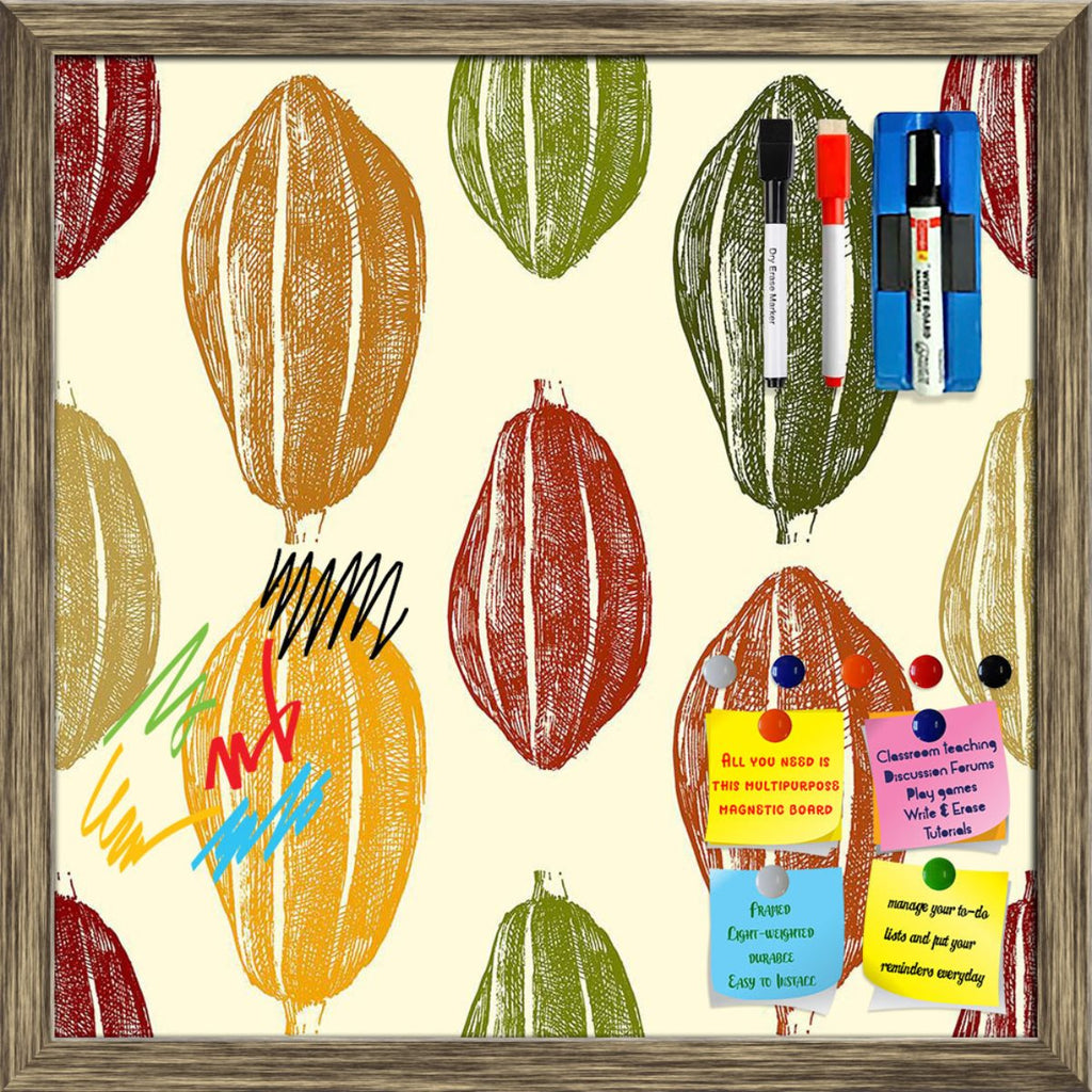 Hand Drawn Image of Cocoa Beans Framed Magnetic Dry Erase Board | Combo with Magnet Buttons & Markers-Magnetic Boards Framed-MGB_FR-IC 5007925 IC 5007925, Ancient, Art and Paintings, Cross, Cuisine, Drawing, Food, Food and Beverage, Food and Drink, Fruit and Vegetable, Fruits, Hand Drawn, Historical, Icons, Illustrations, Medieval, Nature, Paintings, Patterns, Scenic, Signs, Signs and Symbols, Sketches, Symbols, Tropical, Vintage, hand, drawn, image, of, cocoa, beans, framed, magnetic, dry, erase, board, pr