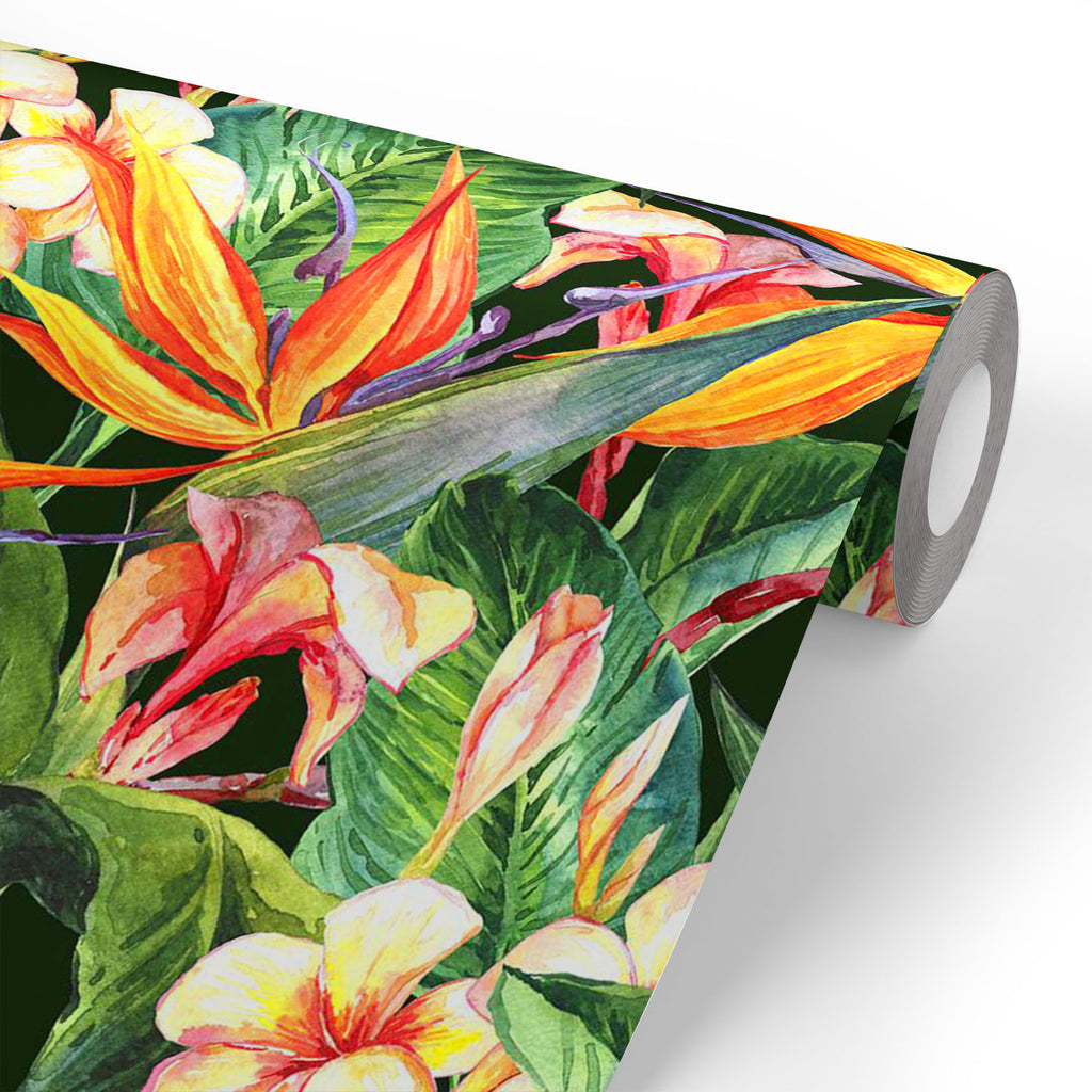 ArtzFolio Tropical Pattern With Exotic Flowers D1 Wallpaper Roll | Easy to Install-Wallpapers Peel & Stick-AZ5007927WAL_RF_R-SP-Image Code 5007927 Vishnu Image Folio Pvt Ltd, IC 5007927, ArtzFolio, Wallpapers Peel & Stick, tropical, pattern, with, exotic, flowers, d1, wallpaper, roll, easy, to, install, abstract, vinyl, self, adhesive, brick, for, walls, living, room, drawing, large, size, children, sticker, bedroom, pitaara, box, bathroom, textured, big, office, reception, amazonbasics, decorative, home, w