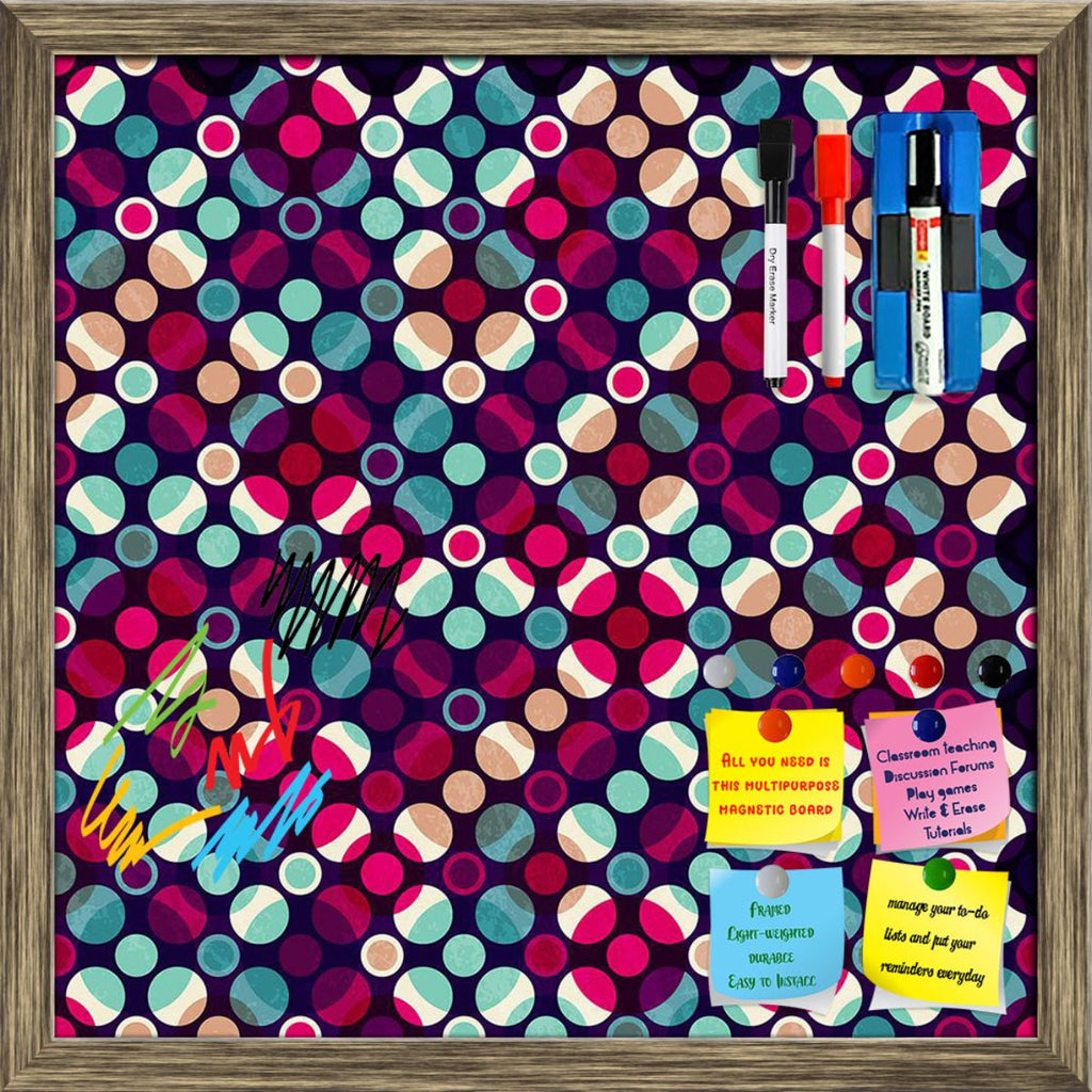 Mosaic Circle Framed Magnetic Dry Erase Board | Combo with Magnet Buttons & Markers-Magnetic Boards Framed-MGB_FR-IC 5007932 IC 5007932, Abstract Expressionism, Abstracts, Ancient, Art and Paintings, Botanical, Circle, Decorative, Digital, Digital Art, Fashion, Floral, Flowers, Geometric, Geometric Abstraction, Graphic, Historical, Illustrations, Medieval, Modern Art, Nature, Patterns, Retro, Semi Abstract, Signs, Signs and Symbols, Vintage, mosaic, framed, magnetic, dry, erase, board, printed, whiteboard, 