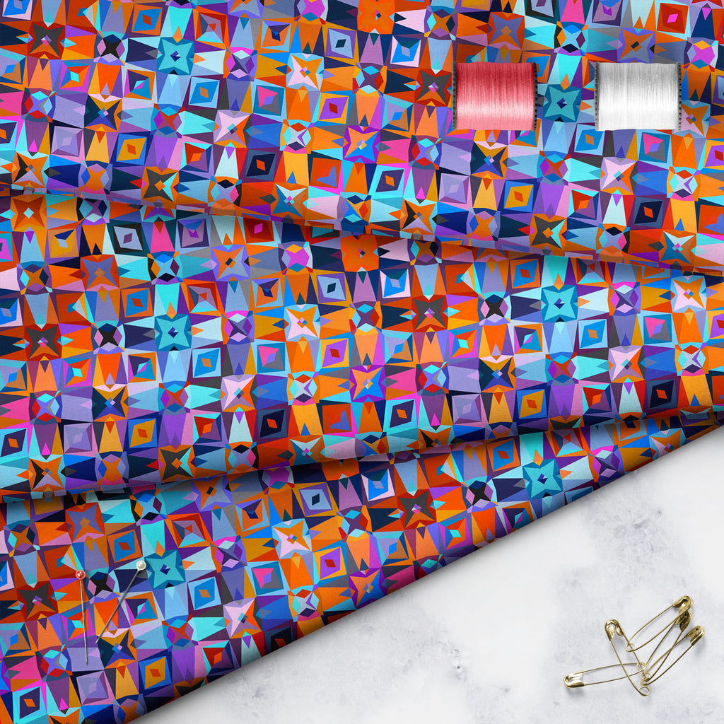 Colorful Geometric Pattern D1 Sofa Fabric by Metre | Upholstery For Sofa, Curtains & Cushions-Sofa Fabrics-SOF_FB-IC 5007972 IC 5007972, Abstract Expressionism, Abstracts, African, Allah, Arabic, Art and Paintings, Aztec, Bohemian, Chevron, Culture, Digital, Digital Art, Ethnic, Geometric, Geometric Abstraction, Graphic, Islam, Modern Art, Moroccan, Patterns, Semi Abstract, Signs, Signs and Symbols, Traditional, Triangles, Tribal, World Culture, colorful, pattern, d1, sofa, fabric, by, metre, upholstery, fo