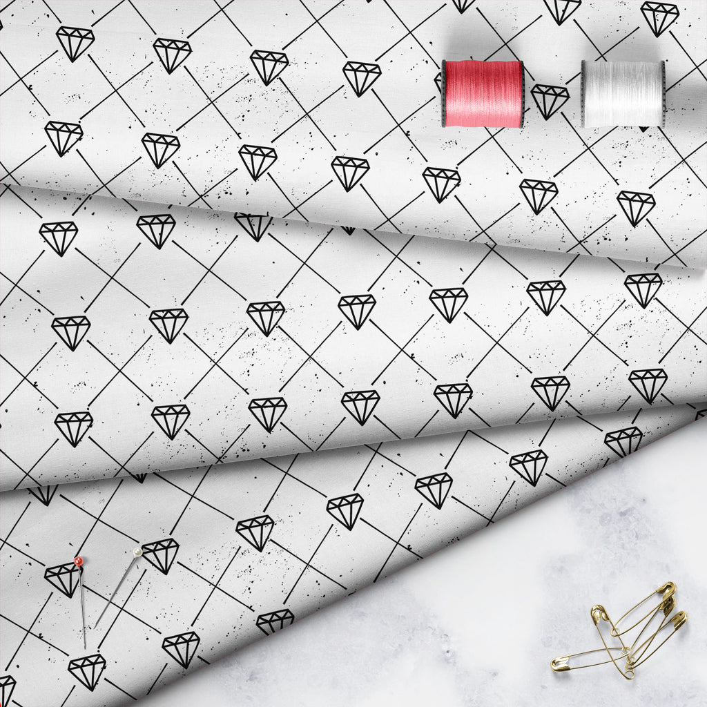Diamond Shapes And Lines D1 Sofa Fabric by Metre | Upholstery For Sofa, Curtains & Cushions-Sofa Fabrics-SOF_FB-IC 5007973 IC 5007973, Abstract Expressionism, Abstracts, Ancient, Black, Black and White, Diamond, Digital, Digital Art, Geometric, Geometric Abstraction, Graphic, Hipster, Historical, Illustrations, Medieval, Patterns, Semi Abstract, Signs, Signs and Symbols, Triangles, Vintage, shapes, and, lines, d1, sofa, fabric, by, metre, upholstery, for, curtains, cushions, abstract, background, card, cool