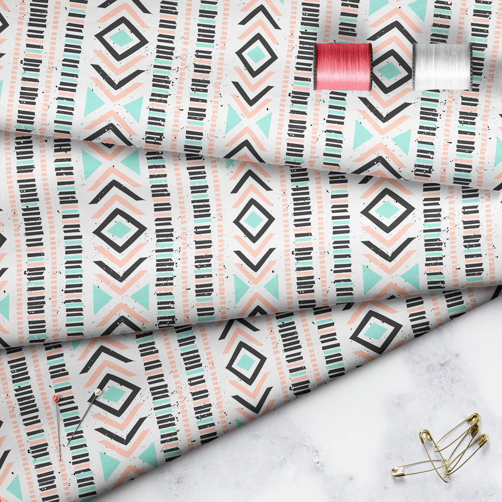 Abstract Geometric Pattern D1 Sofa Fabric by Metre | Upholstery For Sofa, Curtains & Cushions - Sofa Fabrics - ArtzFolio.com