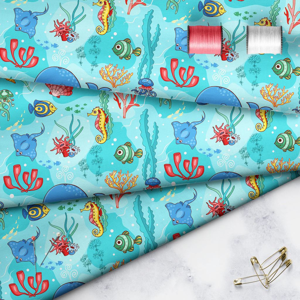 Cartoon Whale Sofa Fabric by Metre | Upholstery For Sofa, Curtains & Cushions-Sofa Fabrics-SOF_FB-IC 5007979 IC 5007979, Animals, Animated Cartoons, Art and Paintings, Caricature, Cartoons, Digital, Digital Art, Drawing, Graphic, Illustrations, Nature, Paintings, Patterns, Pets, Scenic, Signs, Signs and Symbols, Symbols, Wildlife, cartoon, whale, sofa, fabric, by, metre, upholstery, for, curtains, cushions, aquatic, backgrounds, blue, cheerful, clip, colors, cute, design, diving, fish, fun, happiness, horse