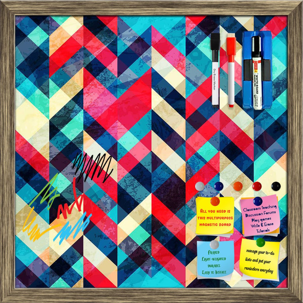 Hipster Zigzag Pattern Framed Magnetic Dry Erase Board | Combo with Magnet Buttons & Markers-Magnetic Boards Framed-MGB_FR-IC 5007988 IC 5007988, Abstract Expressionism, Abstracts, Ancient, Art and Paintings, Culture, Digital, Digital Art, Drawing, Ethnic, Fantasy, Fashion, Geometric, Geometric Abstraction, Graffiti, Graphic, Hipster, Historical, Illustrations, Medieval, Modern Art, Patterns, Retro, Semi Abstract, Signs, Signs and Symbols, Splatter, Stripes, Traditional, Tribal, Vintage, Watercolour, World 