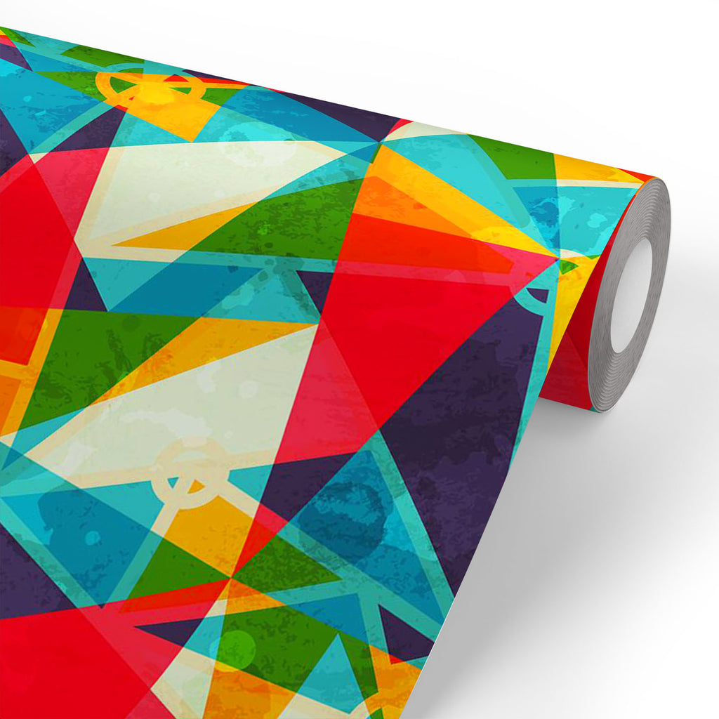 ArtzFolio Triangle Mosaic Pattern Wallpaper Roll | Easy to Install-Wallpapers Peel & Stick-AZ5007990WAL_RF_R-SP-Image Code 5007990 Vishnu Image Folio Pvt Ltd, IC 5007990, ArtzFolio, Wallpapers Peel & Stick, Digital Art, triangle, mosaic, pattern, wallpaper, roll, easy, to, install, abstract, vinyl, self, adhesive, brick, for, walls, living, room, drawing, large, size, children, sticker, bedroom, pitaara, box, bathroom, textured, big, office, reception, amazonbasics, decorative, home, waterproof, designer, s