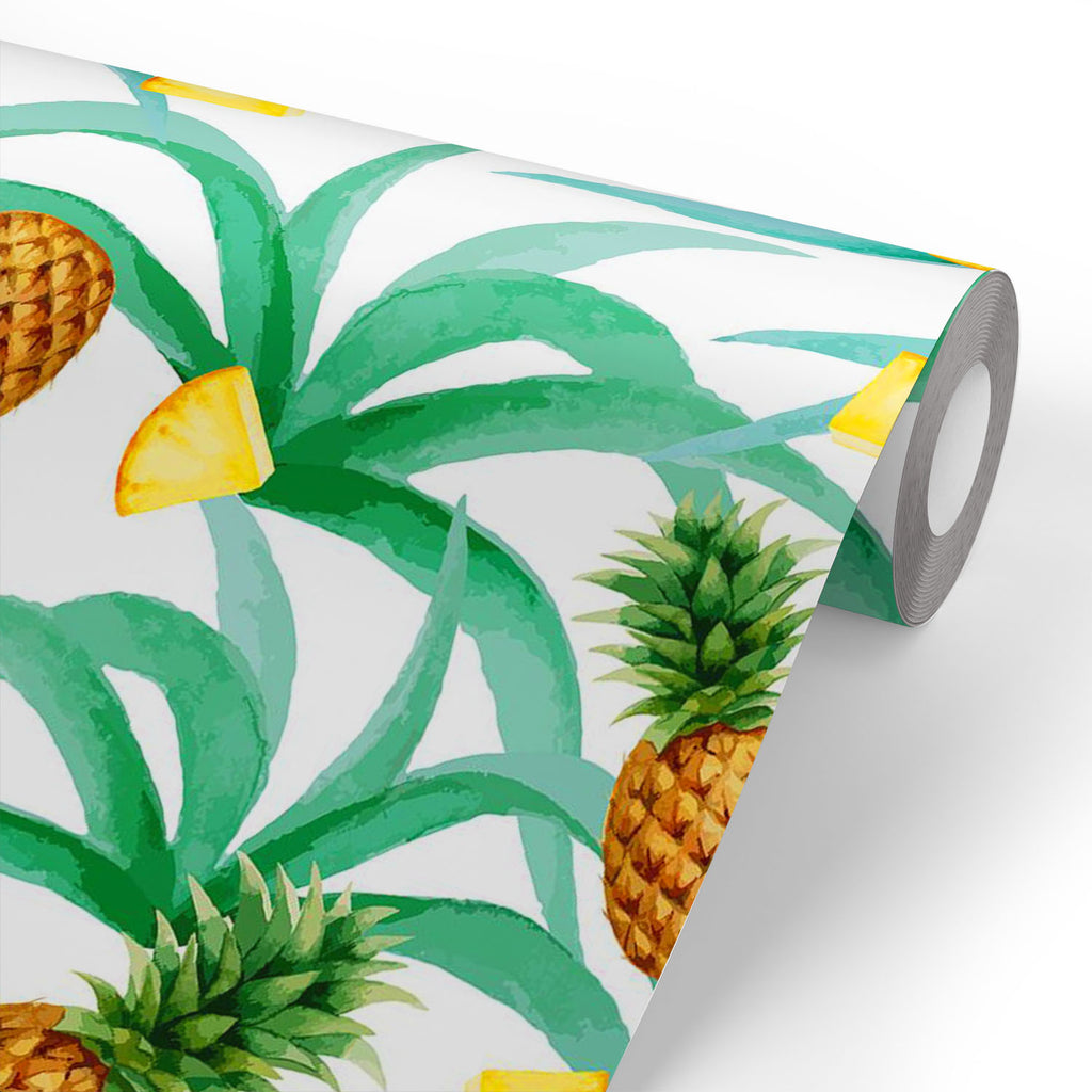 ArtzFolio Pineapple And Leaves Pattern Wallpaper Roll | Easy to Install-Wallpapers Peel & Stick-AZ5008001WAL_RF_R-SP-Image Code 5008001 Vishnu Image Folio Pvt Ltd, IC 5008001, ArtzFolio, Wallpapers Peel & Stick, Digital Art, pineapple, and, leaves, pattern, wallpaper, roll, easy, to, install, abstract, vinyl, self, adhesive, brick, for, walls, living, room, drawing, large, size, children, sticker, bedroom, pitaara, box, bathroom, textured, big, office, reception, amazonbasics, decorative, home, waterproof, 
