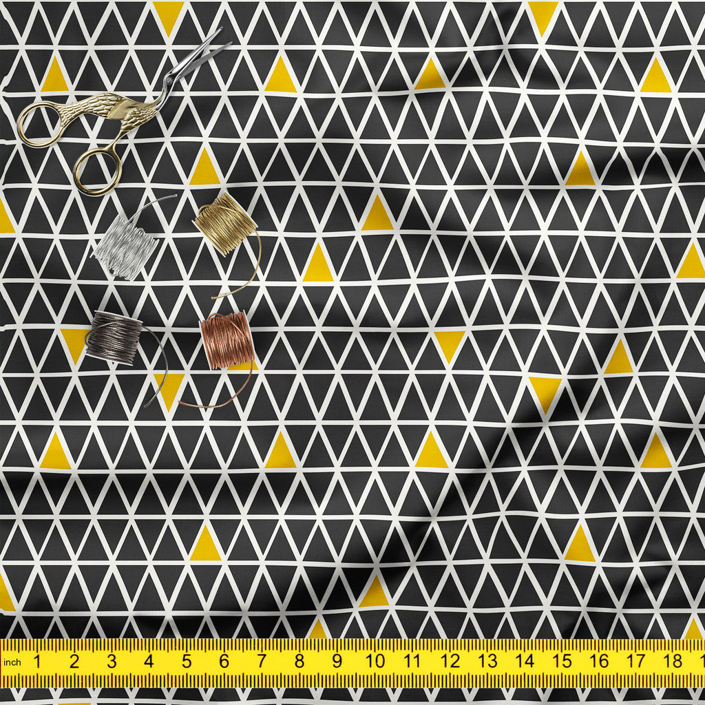 Abstract Triangles D4 Sofa Fabric by Metre | Upholstery For Sofa, Curtains & Cushions - Sofa Fabrics - ArtzFolio.com