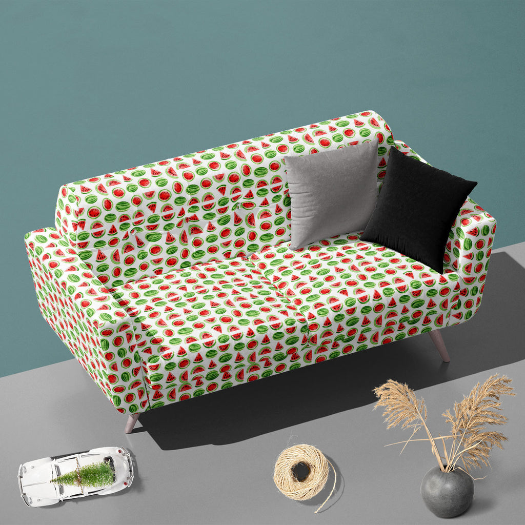 Watercolor Watermelon D2 Sofa Fabric by Metre | Upholstery For Sofa, Curtains & Cushions-Sofa Fabrics-SOF_FB-IC 5008035 IC 5008035, Ancient, Animated Cartoons, Art and Paintings, Black and White, Caricature, Cartoons, Cuisine, Digital, Digital Art, Drawing, Food, Food and Beverage, Food and Drink, Fruit and Vegetable, Fruits, Graphic, Historical, Illustrations, Medieval, Nature, Paintings, Patterns, Scenic, Signs, Signs and Symbols, Vintage, Watercolour, White, watercolor, watermelon, d2, sofa, fabric, by, 