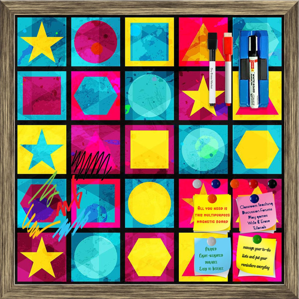 Grunge Game Pattern Framed Magnetic Dry Erase Board | Combo with Magnet Buttons & Markers-Magnetic Boards Framed-MGB_FR-IC 5008045 IC 5008045, Abstract Expressionism, Abstracts, Art and Paintings, Black, Black and White, Culture, Digital, Digital Art, Ethnic, Geometric, Geometric Abstraction, Graphic, Illustrations, Modern Art, Patterns, Retro, Semi Abstract, Signs, Signs and Symbols, Sports, Traditional, Tribal, White, World Culture, grunge, game, pattern, framed, magnetic, dry, erase, board, printed, whit