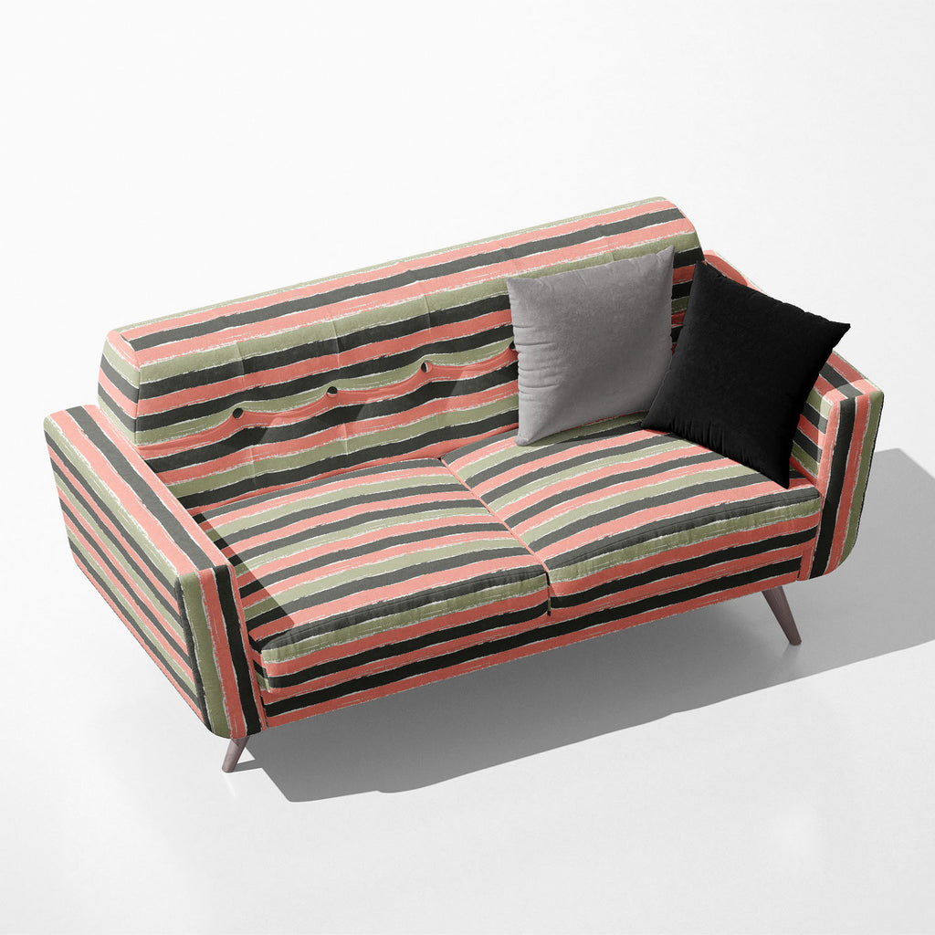 Brush Stripes in Pink, Brown & Green Sofa Fabric by Metre | Upholstery For Sofa, Curtains & Cushions-Sofa Fabrics-SOF_FB-IC 5008054 IC 5008054, Abstract Expressionism, Abstracts, Ancient, Art and Paintings, Digital, Digital Art, Graphic, Hipster, Historical, Illustrations, Medieval, Patterns, Semi Abstract, Signs, Signs and Symbols, Stripes, Vintage, brush, in, pink, brown, green, sofa, fabric, by, metre, upholstery, for, curtains, cushions, abstract, art, background, card, color, cool, creative, decoration