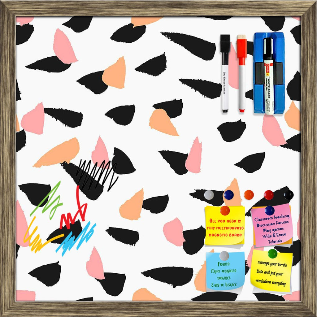 Brush Stripes in Black, Orange & Pink Framed Magnetic Dry Erase Board | Combo with Magnet Buttons & Markers-Magnetic Boards Framed-MGB_FR-IC 5008056 IC 5008056, Abstract Expressionism, Abstracts, Ancient, Art and Paintings, Black, Black and White, Decorative, Digital, Digital Art, Drawing, Gouache, Graphic, Historical, Illustrations, Medieval, Patterns, Semi Abstract, Signs, Signs and Symbols, Splatter, Vintage, White, brush, stripes, in, orange, pink, framed, magnetic, dry, erase, board, printed, whiteboar
