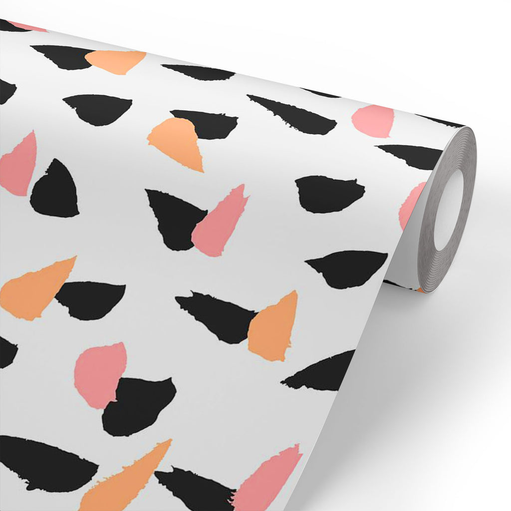 ArtzFolio Hand Drawn Striped Brush Strokes in Black, Orange And Pink Wallpaper Roll | Easy to Install-Wallpapers Peel & Stick-AZ5008056WAL_RF_R-SP-Image Code 5008056 Vishnu Image Folio Pvt Ltd, IC 5008056, ArtzFolio, Wallpapers Peel & Stick, Digital Art, hand, drawn, striped, brush, strokes, in, black, orange, and, pink, wallpaper, roll, easy, to, install, abstract, vinyl, self, adhesive, brick, for, walls, living, room, drawing, large, size, children, sticker, bedroom, pitaara, box, bathroom, textured, big