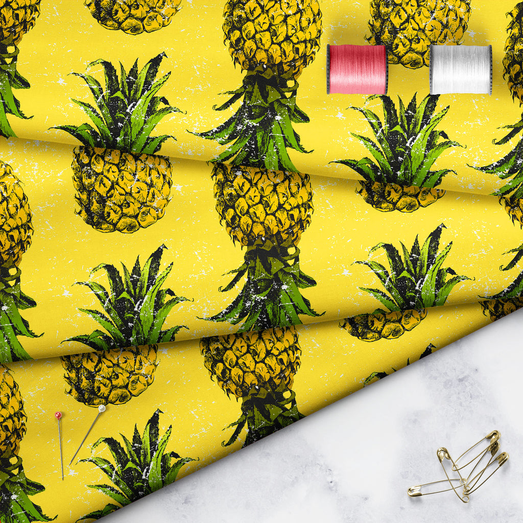 Pineapple Pattern Sofa Fabric by Metre | Upholstery For Sofa, Curtains & Cushions-Sofa Fabrics-SOF_FB-IC 5008070 IC 5008070, Ancient, Art and Paintings, Cuisine, Drawing, Food, Food and Beverage, Food and Drink, Fruit and Vegetable, Fruits, Hand Drawn, Health, Historical, Icons, Illustrations, Medieval, Nature, Patterns, Scenic, Signs, Signs and Symbols, Sketches, Symbols, Tropical, Vintage, pineapple, pattern, sofa, fabric, by, metre, upholstery, for, curtains, cushions, ananas, art, background, color, des