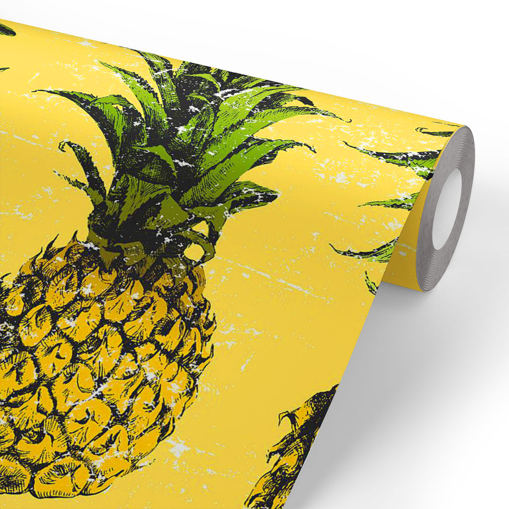 ArtzFolio Hand Drawn Pineapple Pattern Wallpaper Roll | Easy to Install-Wallpapers Peel & Stick-AZ5008070WAL_RF_R-SP-Image Code 5008070 Vishnu Image Folio Pvt Ltd, IC 5008070, ArtzFolio, Wallpapers Peel & Stick, Digital Art, hand, drawn, pineapple, pattern, wallpaper, roll, easy, to, install, abstract, vinyl, self, adhesive, brick, for, walls, living, room, drawing, large, size, children, sticker, bedroom, pitaara, box, bathroom, textured, big, office, reception, amazonbasics, decorative, home, waterproof, 