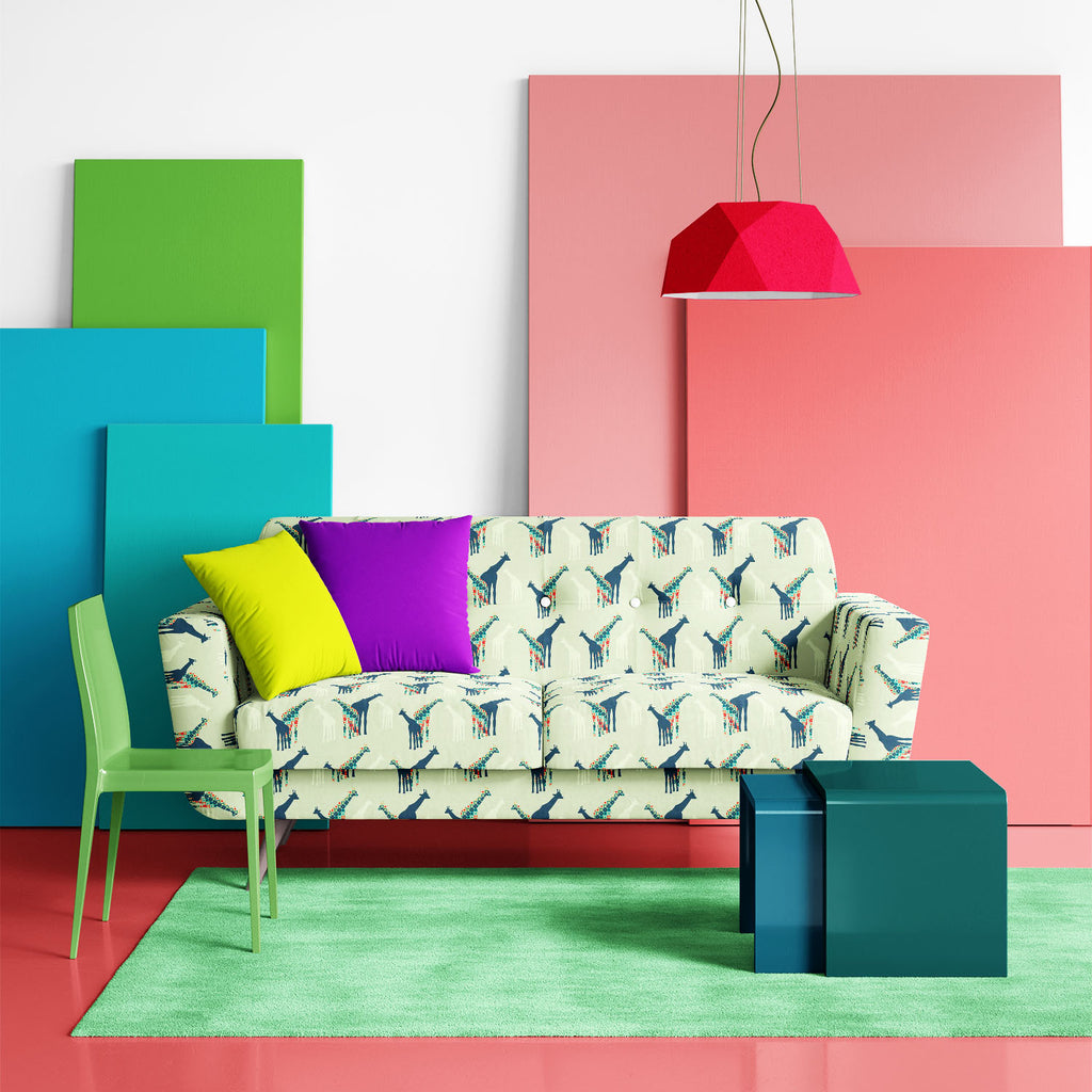 Colorful Giraffes Sofa Fabric by Metre | Upholstery For Sofa, Curtains & Cushions-Sofa Fabrics-SOF_FB-IC 5008077 IC 5008077, Abstract Expressionism, Abstracts, African, Animals, Art and Paintings, Geometric, Geometric Abstraction, Patterns, Semi Abstract, Signs, Signs and Symbols, colorful, giraffes, sofa, fabric, by, metre, upholstery, for, curtains, cushions, abstract, animal, art, background, design, flat, giraffe, miscellaneous, ornament, ornate, pattern, seamless, silhouette, sparse, texture, unusual, 