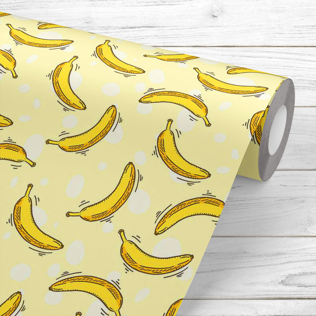 Banana Pattern Wallpaper Roll-Wallpapers Peel & Stick-WAL_PA-IC 5008080 IC 5008080, Abstract Expressionism, Abstracts, Animated Cartoons, Art and Paintings, Beverage, Black and White, Caricature, Cartoons, Cuisine, Digital, Digital Art, Food, Food and Beverage, Food and Drink, Fruit and Vegetable, Fruits, Graphic, Illustrations, Kitchen, Nature, Paintings, Patterns, Scenic, Semi Abstract, Signs, Signs and Symbols, Tropical, White, banana, pattern, wallpaper, roll, abstract, art, backdrop, background, cartoo