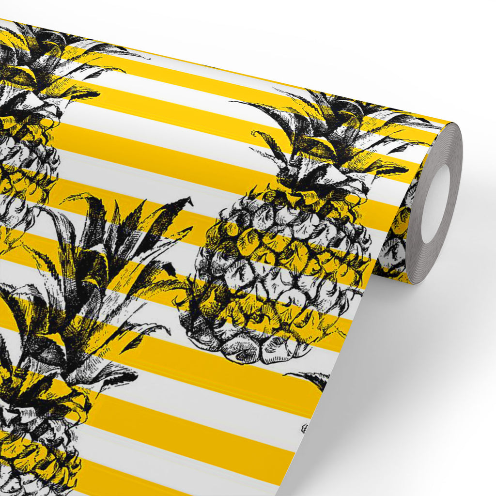 ArtzFolio Hand Drawn Striped Pineapple Pattern Wallpaper Roll | Easy to Install-Wallpapers Peel & Stick-AZ5008086WAL_RF_R-SP-Image Code 5008086 Vishnu Image Folio Pvt Ltd, IC 5008086, ArtzFolio, Wallpapers Peel & Stick, Digital Art, hand, drawn, striped, pineapple, pattern, wallpaper, roll, easy, to, install, abstract, vinyl, self, adhesive, brick, for, walls, living, room, drawing, large, size, children, sticker, bedroom, pitaara, box, bathroom, textured, big, office, reception, amazonbasics, decorative, h