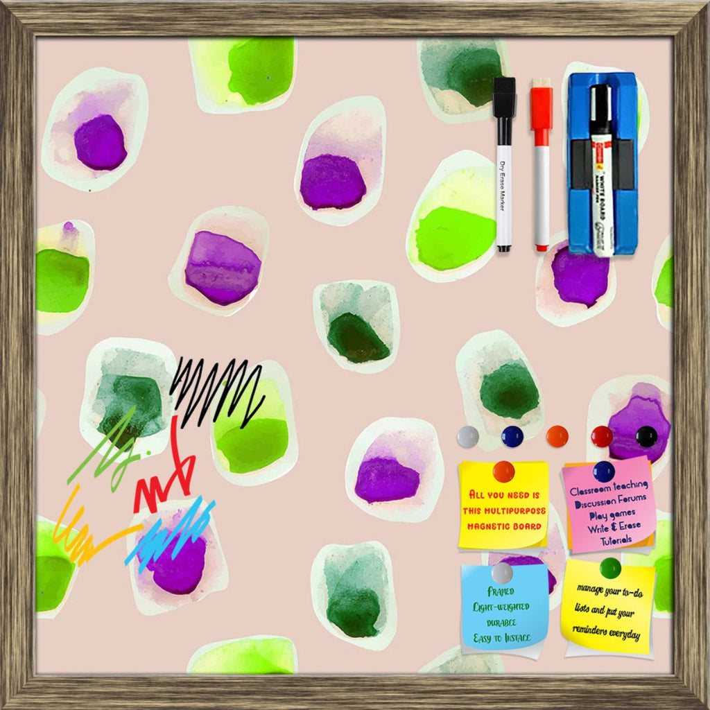 Watercolor Abstract Hand Painted Pattern Framed Magnetic Dry Erase Board | Combo with Magnet Buttons & Markers-Magnetic Boards Framed-MGB_FR-IC 5008092 IC 5008092, Abstract Expressionism, Abstracts, Black and White, Circle, Digital, Digital Art, Dots, Fashion, Graphic, Illustrations, Modern Art, Patterns, Retro, Semi Abstract, Signs, Signs and Symbols, Splatter, Watercolour, White, watercolor, abstract, hand, painted, pattern, framed, magnetic, dry, erase, board, printed, whiteboard, with, 4, magnets, 2, ma