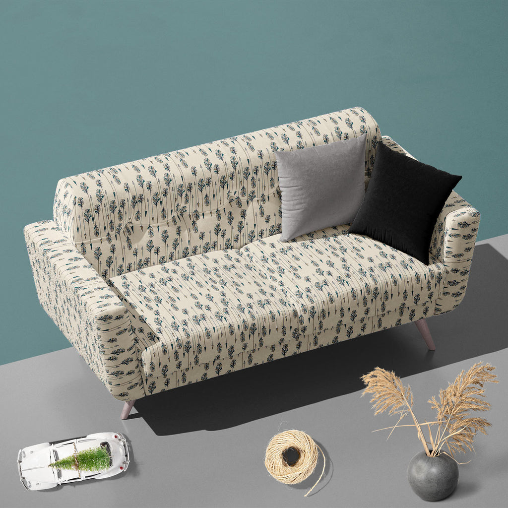 Abstract Feather Arrows Sofa Fabric by Metre | Upholstery For Sofa, Curtains & Cushions - Sofa Fabrics - ArtzFolio.com
