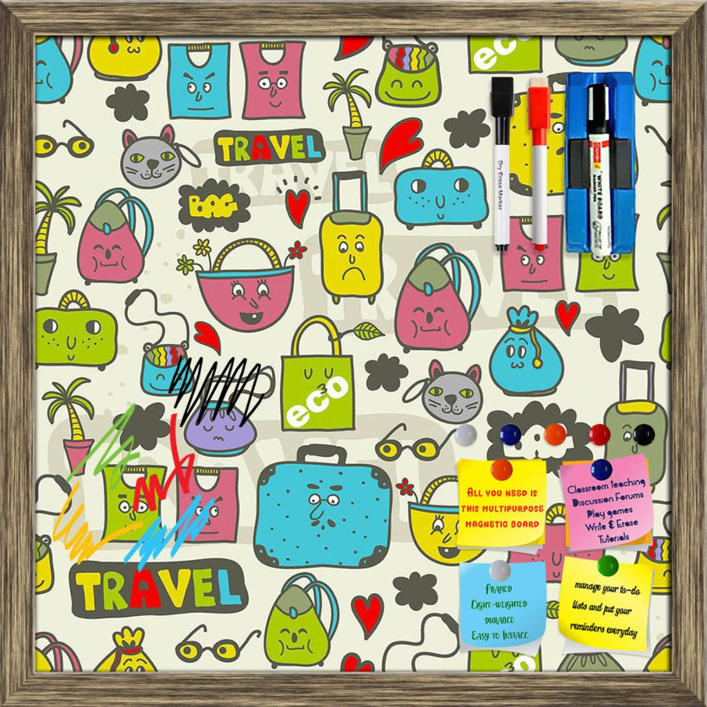 Doodle Style Pattern Framed Magnetic Dry Erase Board | Combo with Magnet Buttons & Markers-Magnetic Boards Framed-MGB_FR-IC 5008140 IC 5008140, Ancient, Animated Cartoons, Automobiles, Baby, Business, Caricature, Cartoons, Children, Comics, Fashion, Hipster, Historical, Holidays, Icons, Illustrations, Kids, Medieval, Patterns, Retro, Signs, Signs and Symbols, Symbols, Transportation, Travel, Vehicles, Vintage, doodle, style, pattern, framed, magnetic, dry, erase, board, printed, whiteboard, with, 4, magnets