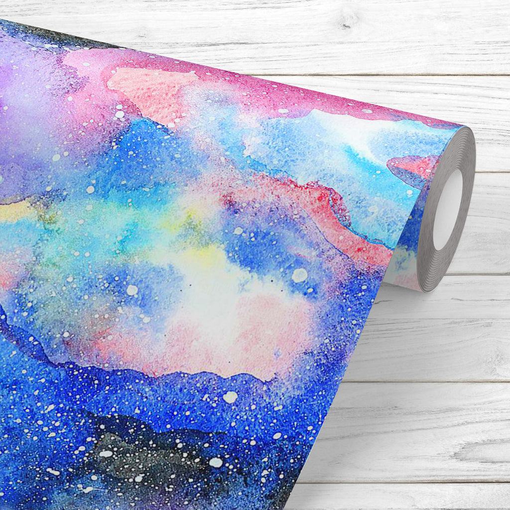Watercolor Modern Galaxy D1 Wallpaper Roll-Wallpapers Peel & Stick-WAL_PA-IC 5008151 IC 5008151, Abstract Expressionism, Abstracts, Art and Paintings, Astrology, Astronomy, Black, Black and White, Cosmology, Digital, Digital Art, Fantasy, Graphic, Horoscope, Illustrations, Modern Art, Nature, Patterns, Scenic, Semi Abstract, Signs, Signs and Symbols, Space, Splatter, Stars, Sun Signs, Watercolour, Zodiac, watercolor, modern, galaxy, d1, wallpaper, roll, abstract, art, backdrop, background, blue, bright, cel