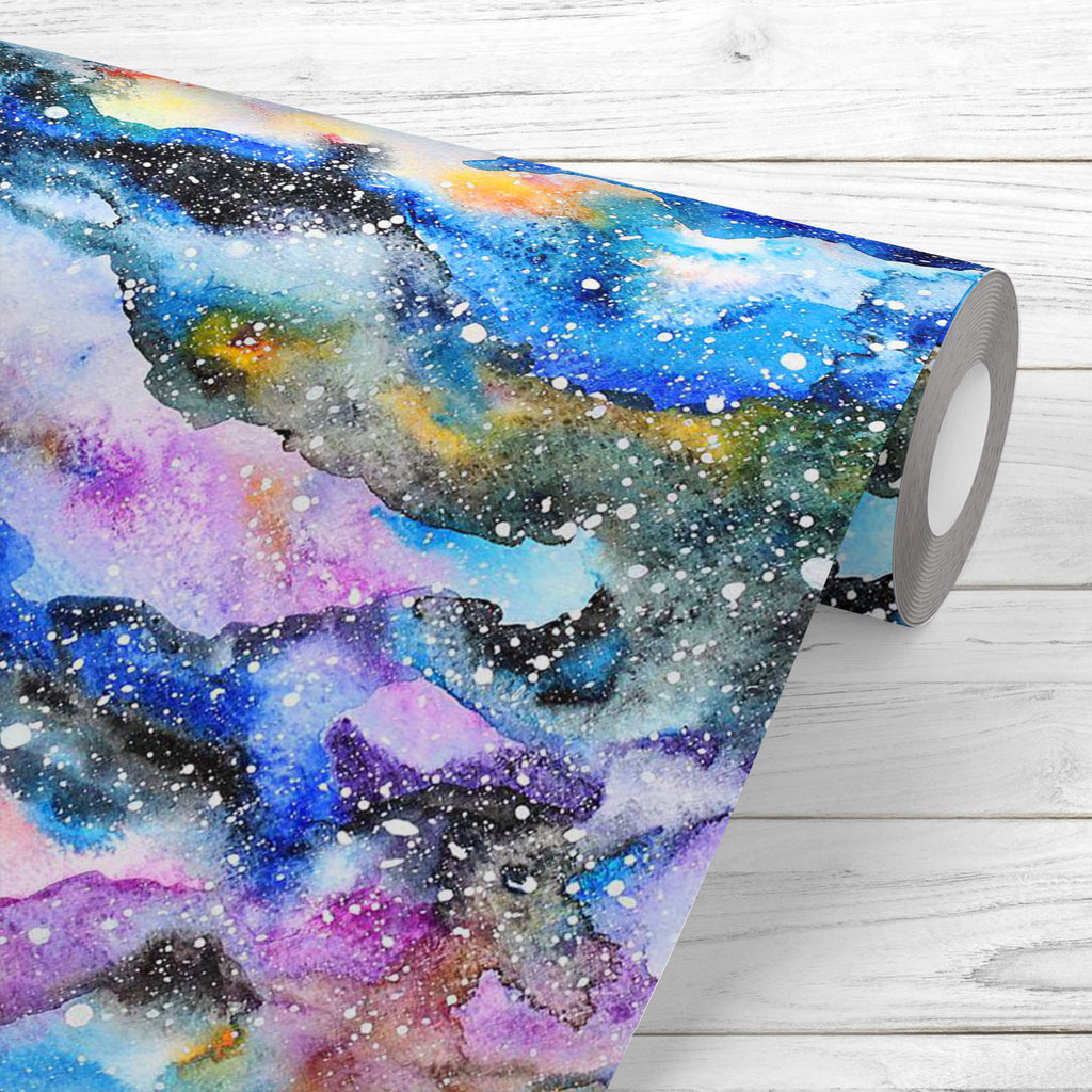 Watercolor Modern Galaxy D3 Wallpaper Roll-Wallpapers Peel & Stick-WAL_PA-IC 5008153 IC 5008153, Abstract Expressionism, Abstracts, Art and Paintings, Astrology, Astronomy, Black, Black and White, Cosmology, Digital, Digital Art, Fantasy, Graphic, Horoscope, Illustrations, Modern Art, Nature, Patterns, Scenic, Semi Abstract, Signs, Signs and Symbols, Space, Splatter, Stars, Sun Signs, Watercolour, Zodiac, watercolor, modern, galaxy, d3, wallpaper, roll, abstract, art, backdrop, background, blue, bright, cel