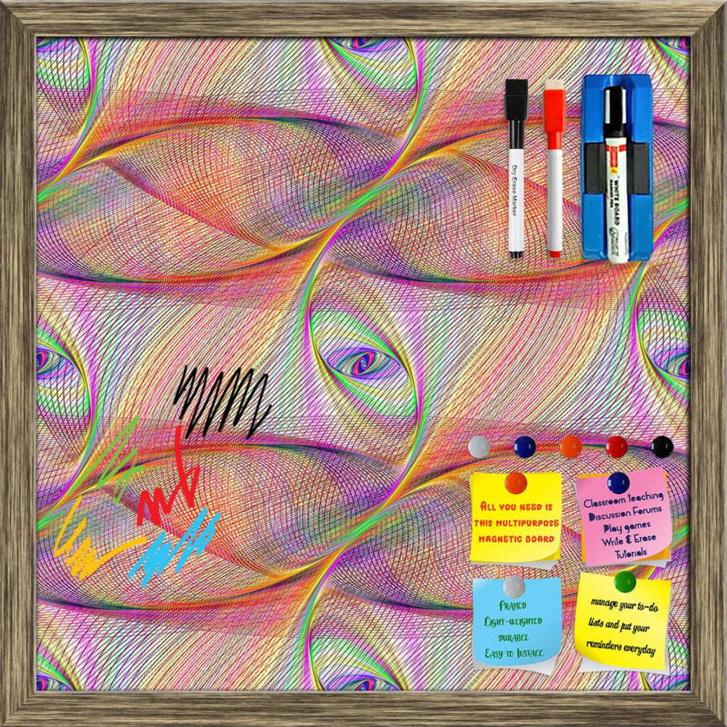 Curved Fractal Pattern Framed Magnetic Dry Erase Board | Combo with Magnet Buttons & Markers-Magnetic Boards Framed-MGB_FR-IC 5008161 IC 5008161, Abstract Expressionism, Abstracts, Astronomy, Cosmology, Digital, Digital Art, Graphic, Illustrations, Modern Art, Patterns, Semi Abstract, Signs, Signs and Symbols, Space, Stars, Surrealism, curved, fractal, pattern, framed, magnetic, dry, erase, board, printed, whiteboard, with, 4, magnets, 2, markers, 1, duster, abstract, attractive, backdrop, background, color