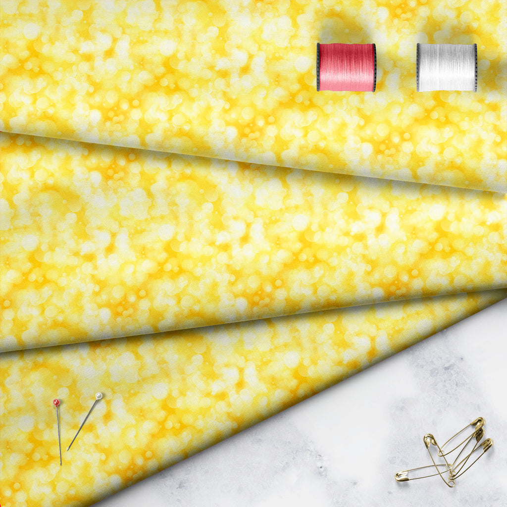 Abstract Golden Art Sofa Fabric by Metre | Upholstery For Sofa, Curtains & Cushions - Sofa Fabrics - ArtzFolio.com