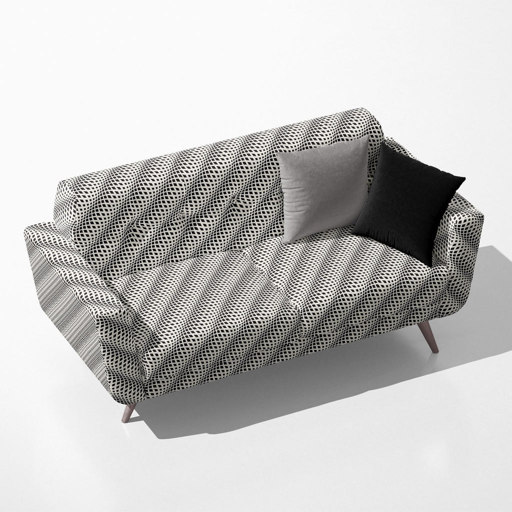 Wavy Crossed Stripes Pattern Sofa Fabric by Metre | Upholstery For Sofa, Curtains & Cushions-Sofa Fabrics-SOF_FB-IC 5008186 IC 5008186, Abstract Expressionism, Abstracts, Ancient, Art and Paintings, Black, Black and White, Digital, Digital Art, Fashion, Geometric, Geometric Abstraction, Graphic, Grid Art, Historical, Illustrations, Medieval, Modern Art, Patterns, Retro, Semi Abstract, Signs, Signs and Symbols, Stripes, Vintage, White, wavy, crossed, pattern, sofa, fabric, by, metre, upholstery, for, curtain