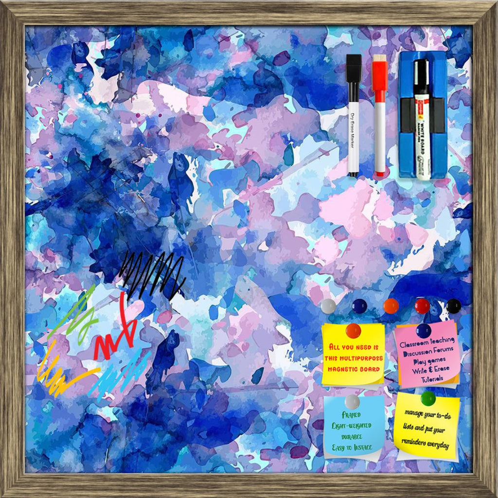 Watercolor Abstract Pattern D3 Framed Magnetic Dry Erase Board | Combo with Magnet Buttons & Markers-Magnetic Boards Framed-MGB_FR-IC 5008190 IC 5008190, Abstract Expressionism, Abstracts, Ancient, Art and Paintings, Black and White, Decorative, Digital, Digital Art, Drawing, Graphic, Historical, Illustrations, Medieval, Paintings, Patterns, Retro, Semi Abstract, Signs, Signs and Symbols, Splatter, Vintage, Watercolour, White, watercolor, abstract, pattern, d3, framed, magnetic, dry, erase, board, printed, 
