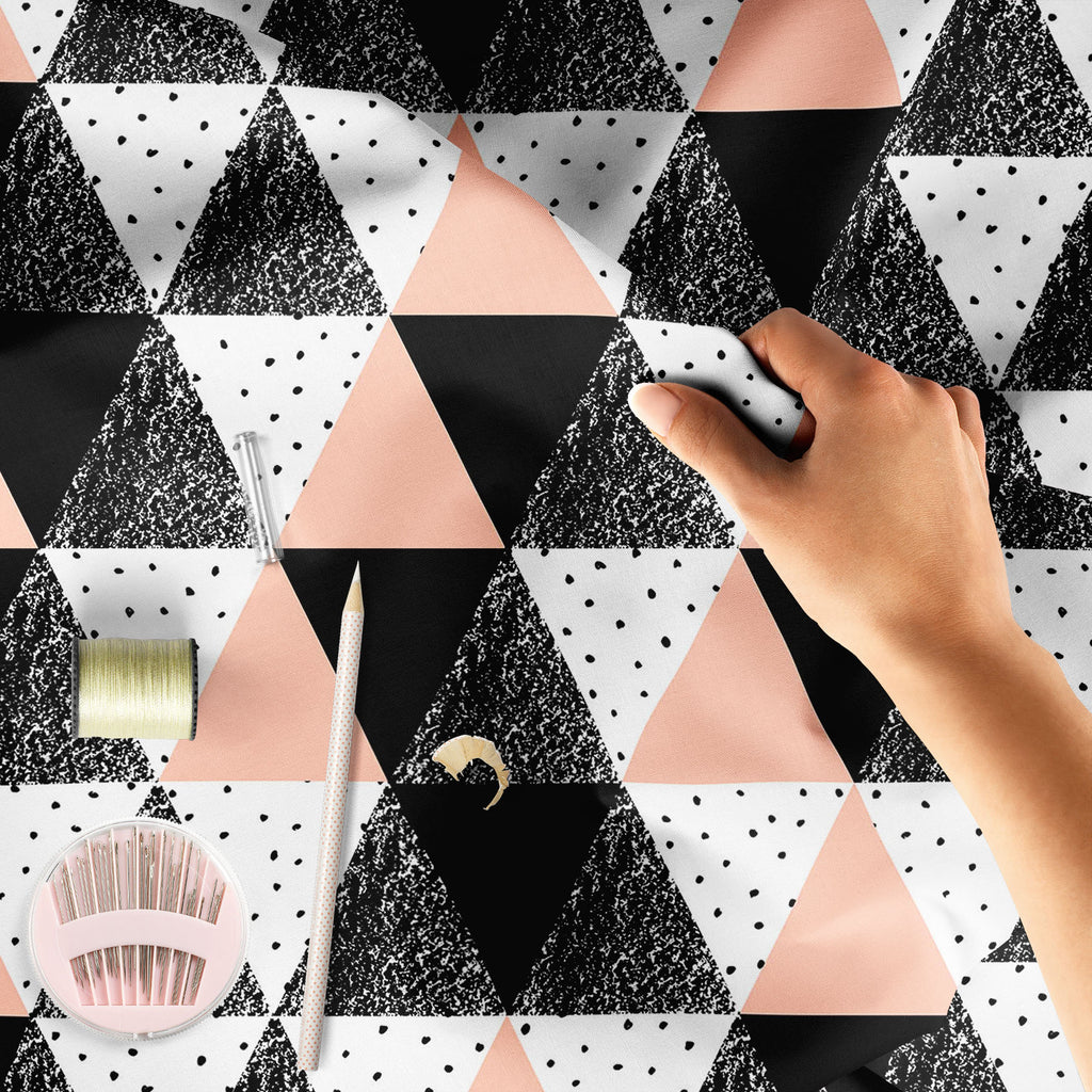 Abstract Geometric Pattern D6 Sofa Fabric by Metre | Upholstery For Sofa, Curtains & Cushions - Sofa Fabrics - ArtzFolio.com