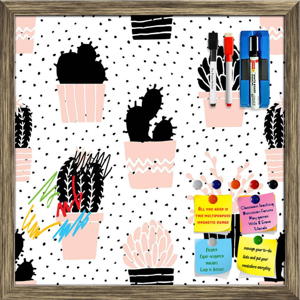 Hand Drawn Plants Pattern D1 Framed Magnetic Dry Erase Board | Combo with Magnet Buttons & Markers-Magnetic Boards Framed-MGB_FR-IC 5008201 IC 5008201, Abstract Expressionism, Abstracts, Ancient, Black and White, Botanical, Decorative, Digital, Digital Art, Dots, Floral, Flowers, Graphic, Historical, Illustrations, Medieval, Modern Art, Nature, Patterns, Retro, Scandinavian, Semi Abstract, Signs, Signs and Symbols, Vintage, White, hand, drawn, plants, pattern, d1, framed, magnetic, dry, erase, board, printe