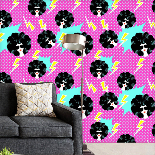 Retro Disco Pattern Wallpaper Roll-Wallpapers Peel & Stick-WAL_PA-IC 5008213 IC 5008213, 80s, Abstract Expressionism, Abstracts, Ancient, Art and Paintings, Black, Black and White, Decorative, Digital, Digital Art, Dots, Fashion, Geometric, Geometric Abstraction, Graphic, Hipster, Historical, Illustrations, Medieval, Modern Art, Patterns, Pop Art, Retro, Semi Abstract, Signs, Signs and Symbols, Triangles, Vintage, disco, pattern, peel, stick, vinyl, wallpaper, roll, non-pvc, self-adhesive, eco-friendly, wat