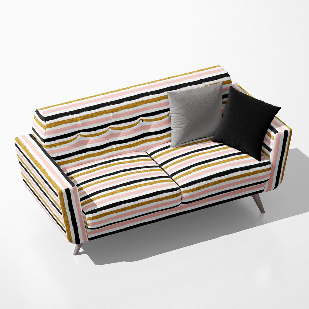 Striped Gold, White & Black Pattern Sofa Fabric by Metre | Upholstery For Sofa, Curtains & Cushions-Sofa Fabrics-SOF_FB-IC 5008218 IC 5008218, Art and Paintings, Black, Black and White, Books, Digital, Digital Art, Fashion, Graphic, Illustrations, Inspirational, Modern Art, Motivation, Motivational, Paintings, Patterns, Signs, Signs and Symbols, Stripes, Watercolour, Wedding, White, striped, gold, pattern, sofa, fabric, by, metre, upholstery, for, curtains, cushions, glitter, seamless, feminine, background,