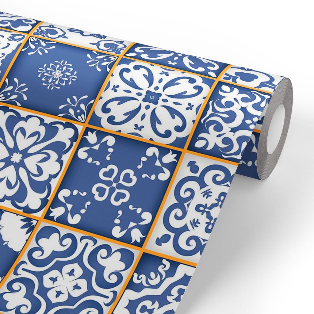 ArtzFolio Blue & White Moroccan Pattern Wallpaper Roll | Easy to Install-Wallpapers Peel & Stick-AZ5008231WAL_RF_R-SP-Image Code 5008231 Vishnu Image Folio Pvt Ltd, IC 5008231, ArtzFolio, Wallpapers Peel & Stick, Digital Art, blue, white, moroccan, pattern, wallpaper, roll, easy, to, install, abstract, vinyl, self, adhesive, brick, for, walls, living, room, drawing, large, size, children, sticker, bedroom, pitaara, box, bathroom, textured, big, office, reception, amazonbasics, decorative, home, waterproof, 