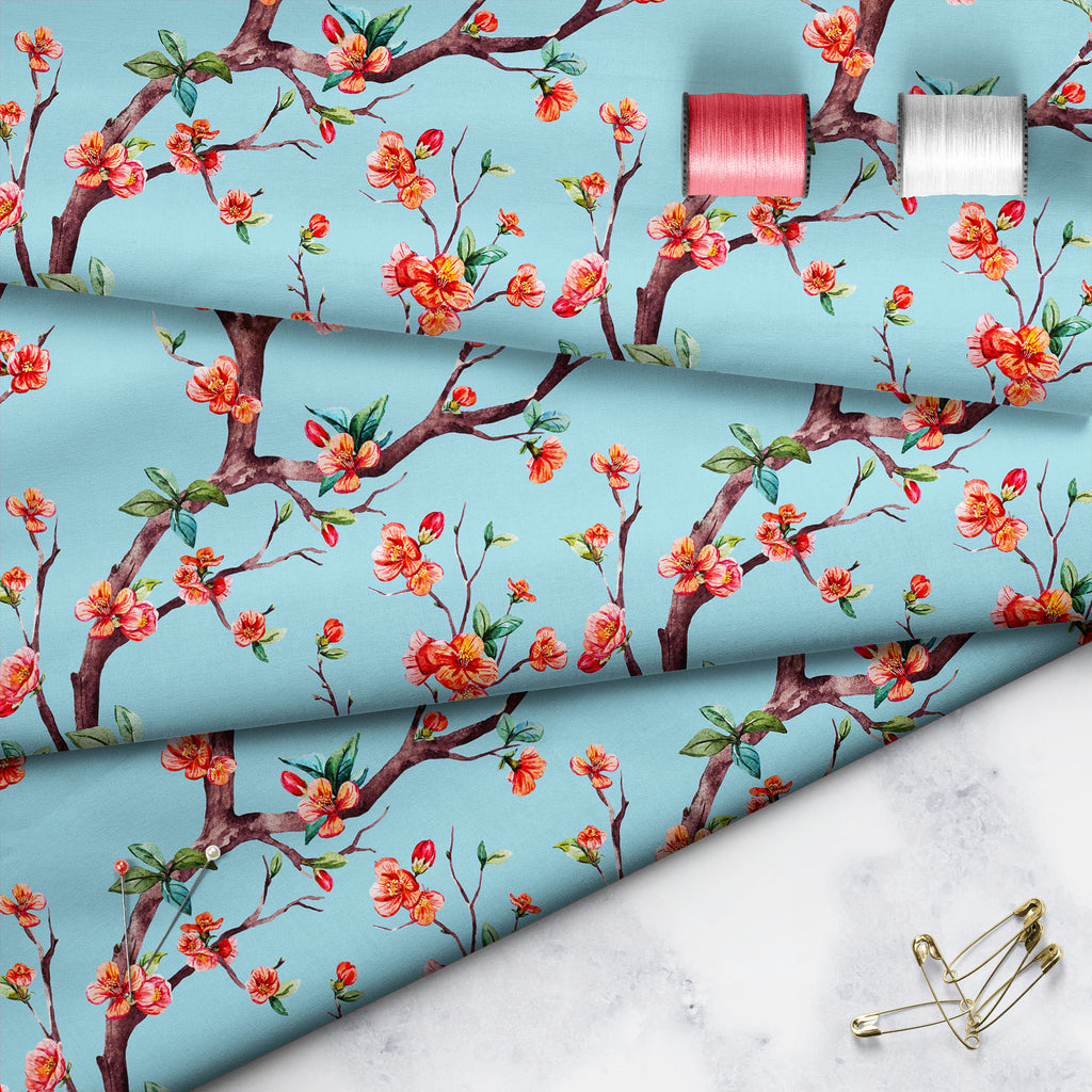 Watercolor Sakura Tree Sofa Fabric by Metre | Upholstery For Sofa, Curtains & Cushions-Sofa Fabrics-SOF_FB-IC 5008239 IC 5008239, Art and Paintings, Black and White, Botanical, Chinese, Drawing, Floral, Flowers, Illustrations, Japanese, Nature, Patterns, Retro, Scenic, Signs, Signs and Symbols, Sketches, Watercolour, White, watercolor, sakura, tree, sofa, fabric, by, metre, upholstery, for, curtains, cushions, cherry, blossom, apple, apricot, art, background, beautiful, branch, china, color, design, ditsy, 
