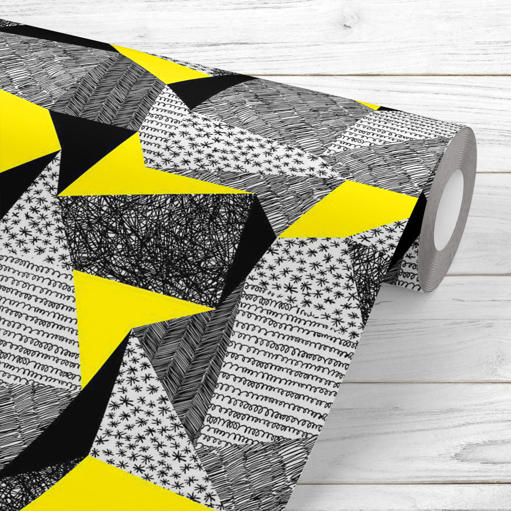 Geometric Triangles D1 Wallpaper Roll-Wallpapers Peel & Stick-WAL_PA-IC 5008258 IC 5008258, Abstract Expressionism, Abstracts, Ancient, Art and Paintings, Black, Black and White, Decorative, Digital, Digital Art, Fashion, Geometric, Geometric Abstraction, Graphic, Hipster, Historical, Illustrations, Medieval, Modern Art, Patterns, Retro, Semi Abstract, Signs, Signs and Symbols, Sketches, Space, Triangles, Vintage, White, d1, wallpaper, roll, pattern, abstract, art, asterisk, backdrop, background, bright, bw